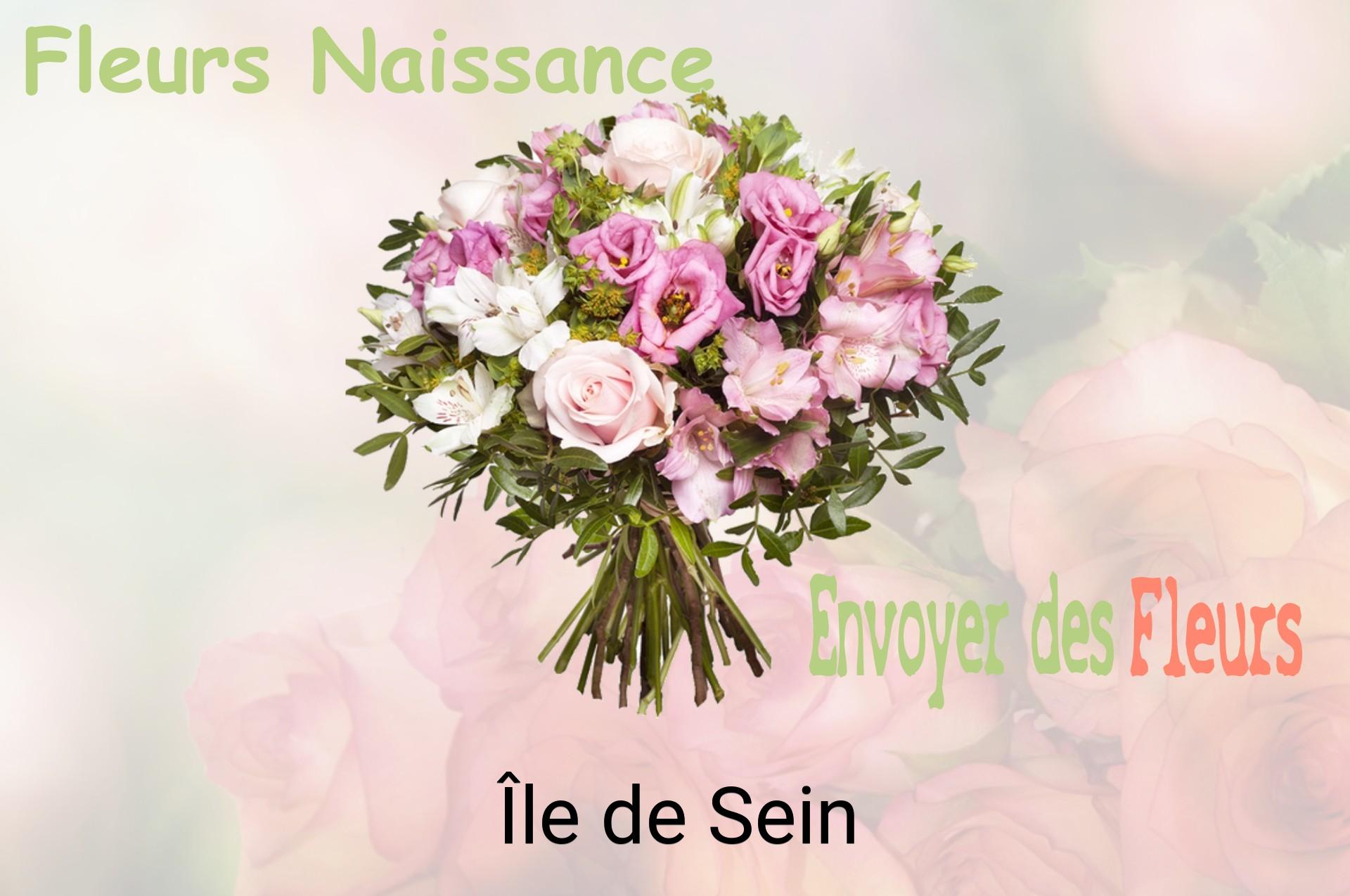 Bouquet de fleurs de naissance livré à Île-de-Sein